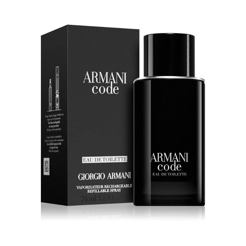 Armani Code Men's Eau de Toilette Refillable Spray