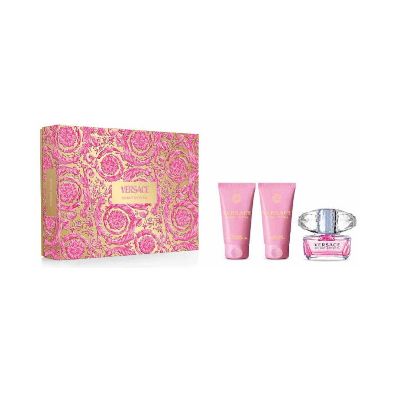 Versace Bright Crystal 50ml 3pc Giftset