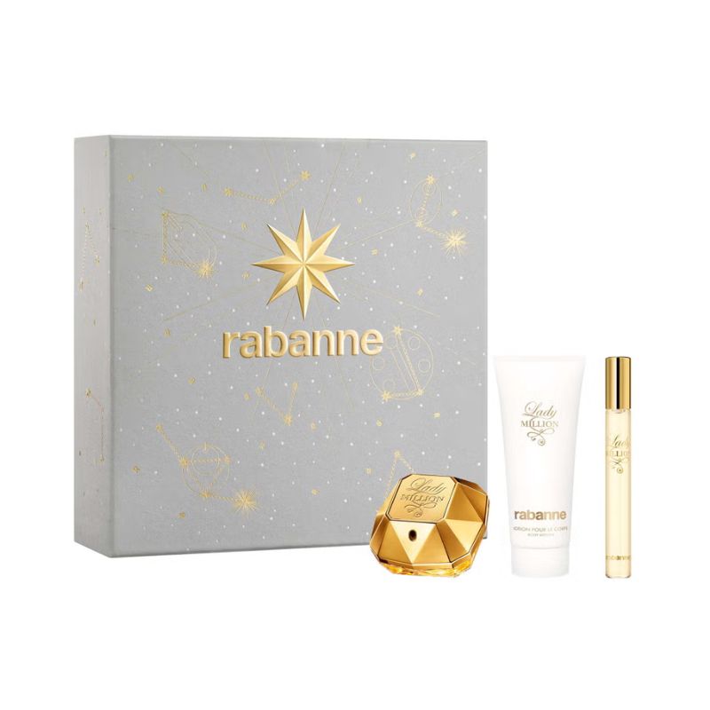 Rabanne Lady Million 50ml 3pc Giftset