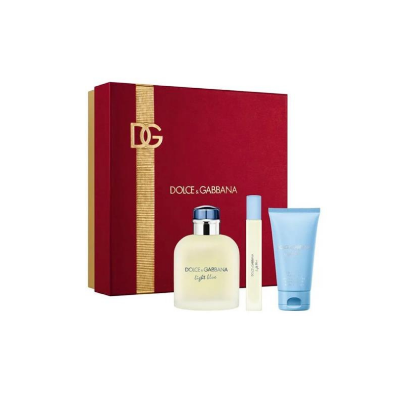 Dolce & Gabbana Light Blue Men's 75ml 3pc Giftset
