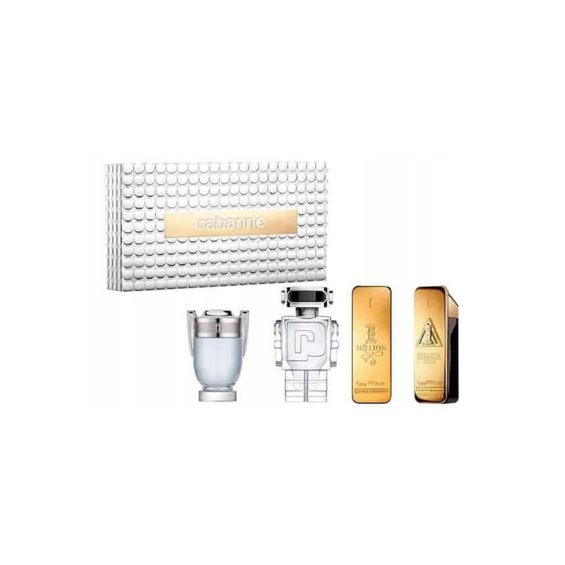 Paco Rabanne Men's 4pc Miniature Giftset
