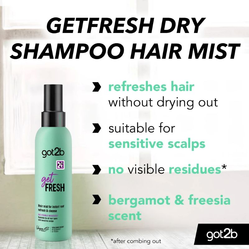 Got2b Get Fresh Mist Dry Shampoo 150ml