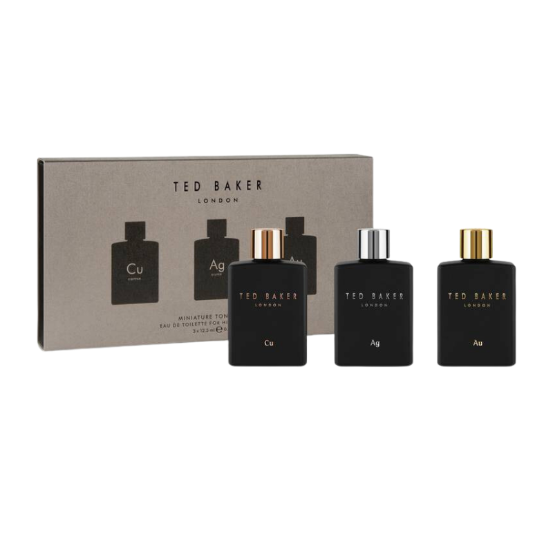 Ted Baker Tonics Mens 12.5ml 3pc Mini Giftset