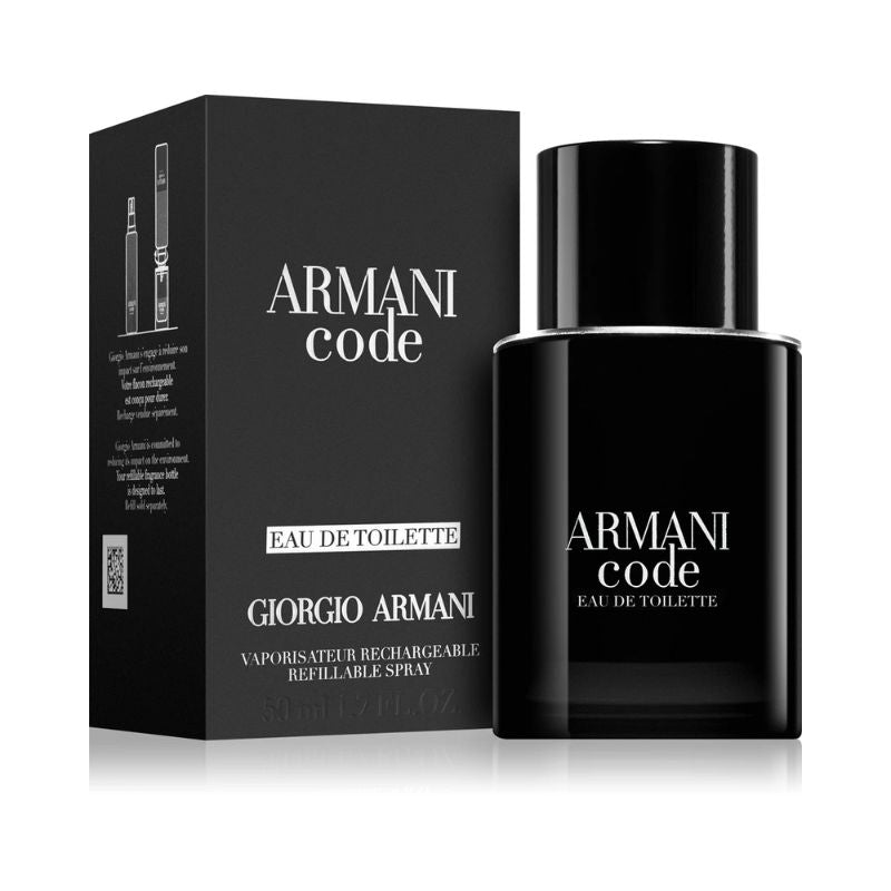 Armani Code Men's Eau de Toilette Refillable Spray