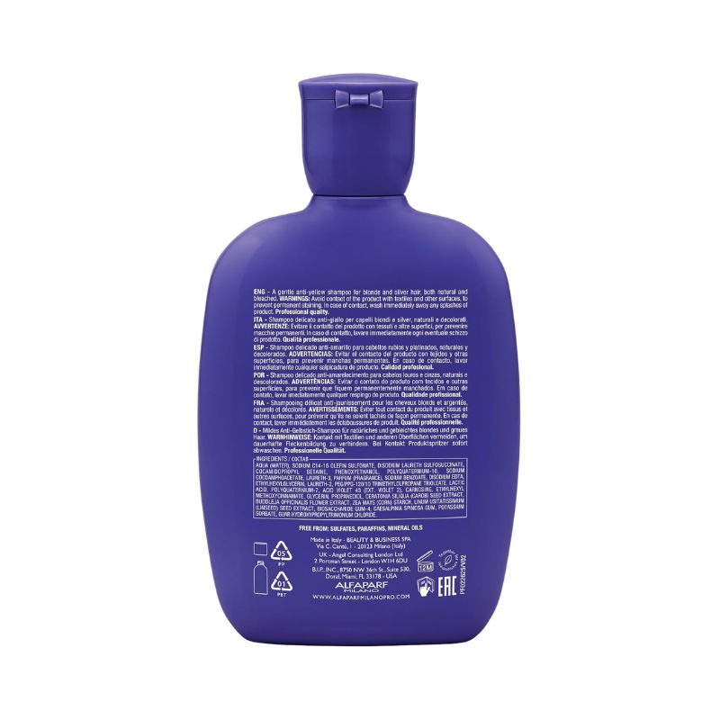 Alfaparf Blonde Anti Yellow Shampoo 250ml