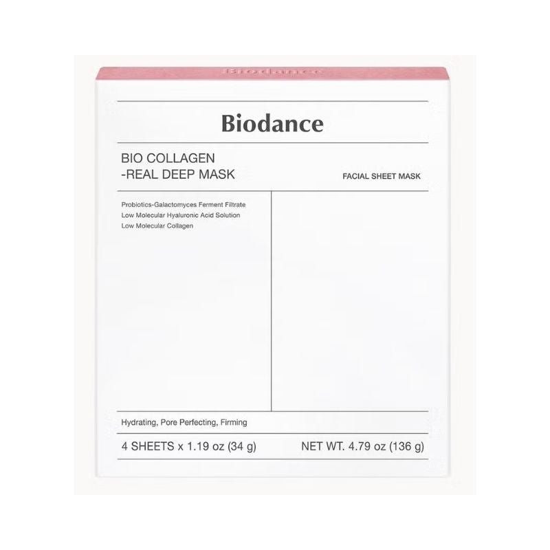 Biodance Collagen Real Deep Mask Pack 4 x 34g
