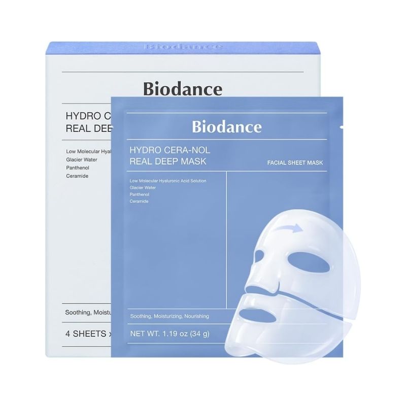 Biodance Hydro Cera-Nol Real Deep Mask Pack 4 x 34g
