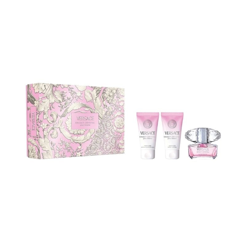Versace Bright Crystal 50ml 3pc Giftset