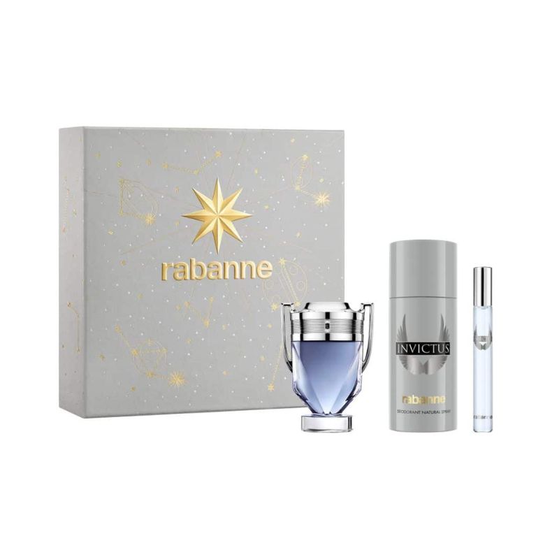 Paco Rabanne Invictus 50ml 3pc Giftset