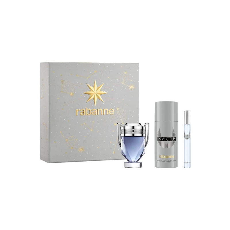 Paco Rabanne Invictus 50ml 3pc Giftset