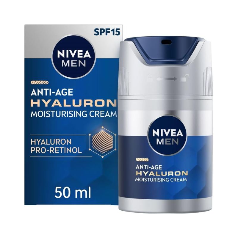 Nivea Men Hyaluron Moisturising Face Cream SPF 15 50ml