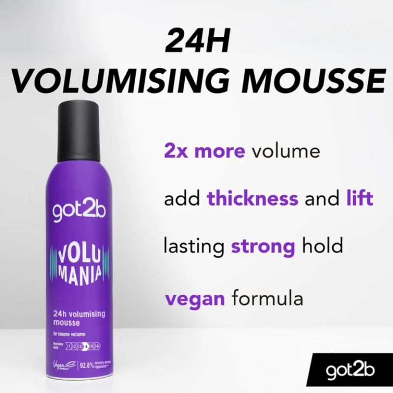 Got2b Volumania Volumising Mousse 250ml