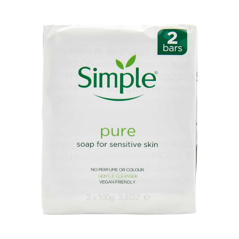 Simple Sensitive Twin Pack Soap 100g
