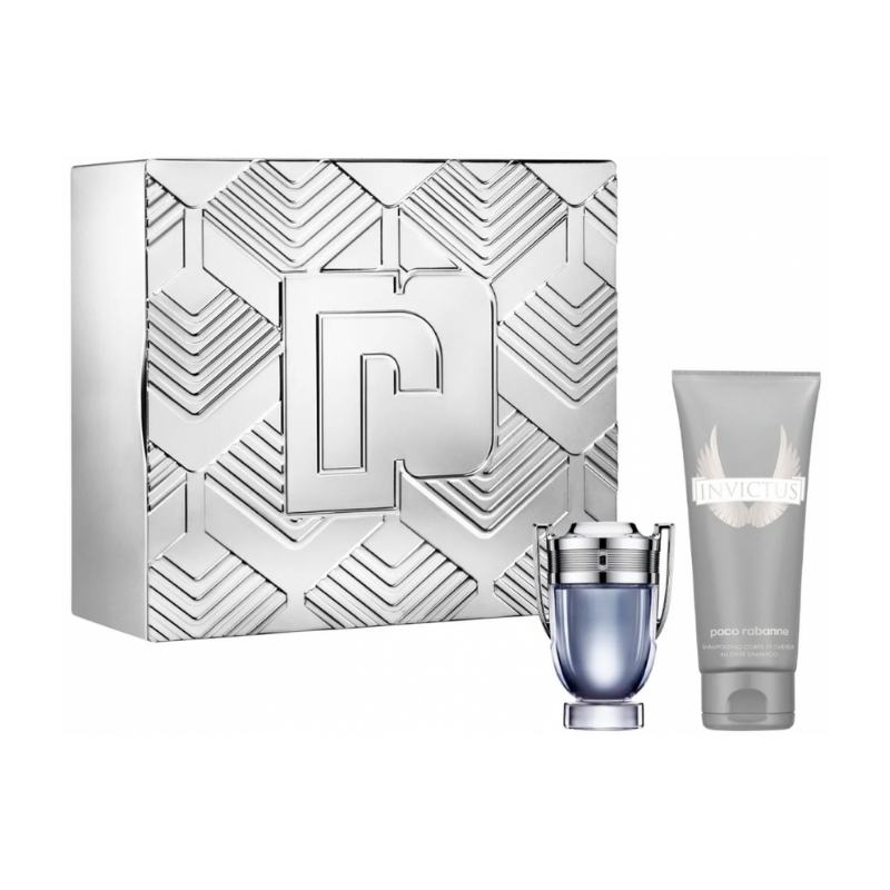 Paco Rabanne Invictus Mens 100ml 2pc Giftset