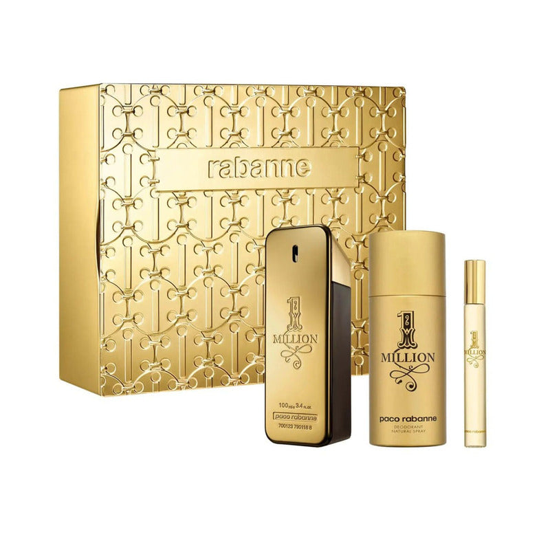 Paco Rabanne 1 Million 100ml 3pc Giftset