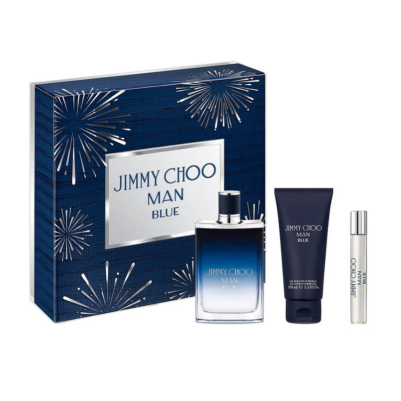 Jimmy Choo Man Blue 100ml 3pc Giftset