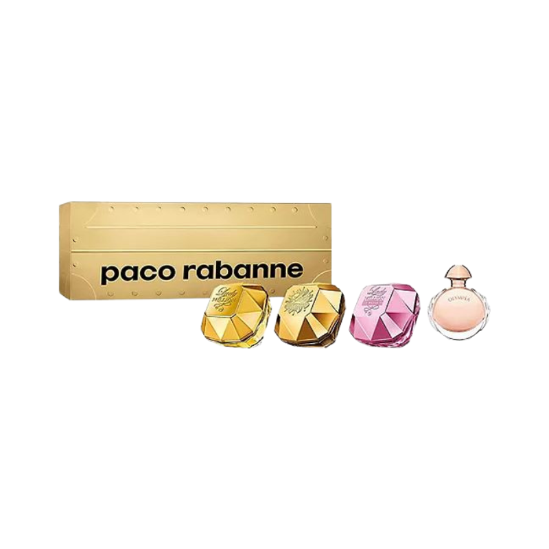 Paco Rabanne Ladies 4pc Miniature Giftset