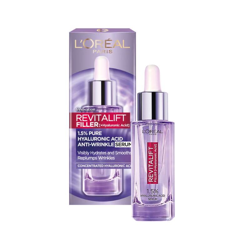 L'Oreal Revitalift Filler 1.5% Hyaluronic Acid Anti-Wrinkle Dropper Serum 30ml