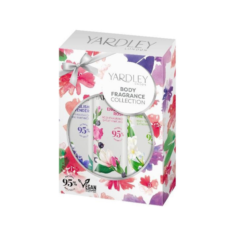 Yardley Traditional 75ml 3pc Body Spray Giftset