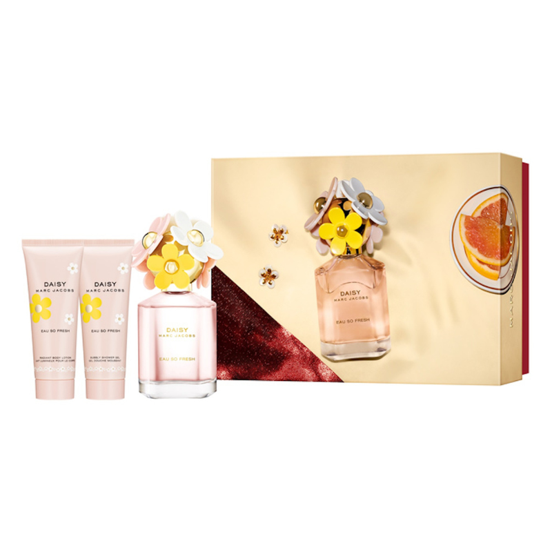 Marc Jacobs Daisy Eau So Fresh 75ml 3pc Giftset