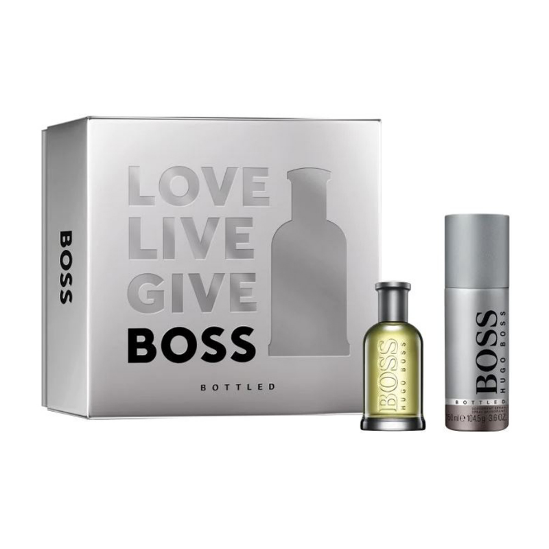 Hugo Boss Bottled (Grey) Men's 50ml 2pc Giftset