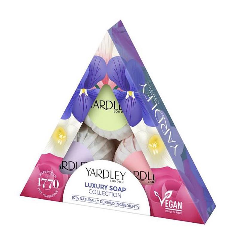 Yardley 50g 3pc Soap Gift Set